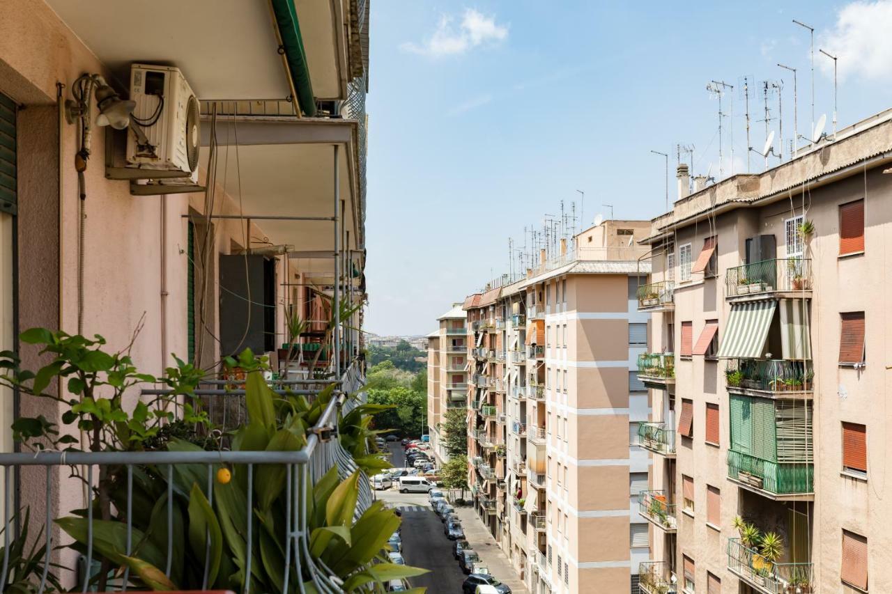 Hortis Apartment, 5 Persone, 2 Camere, Balcone, Metro C E Tram Per Il Centro روما المظهر الخارجي الصورة
